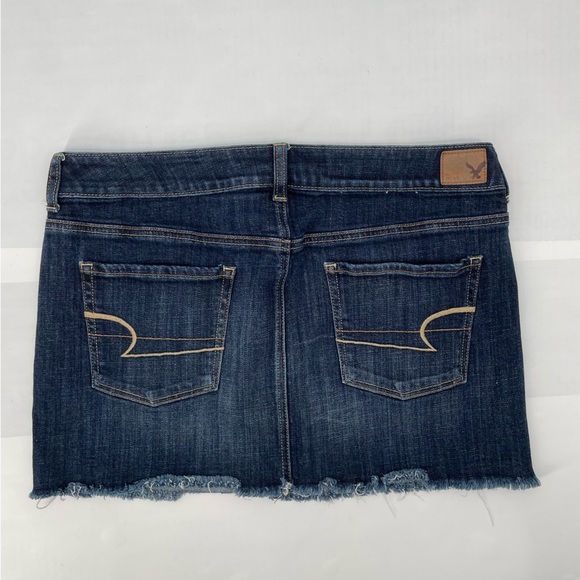 *AEO* Dark Wash Denim Mini Skirt - Picture 6 of 11